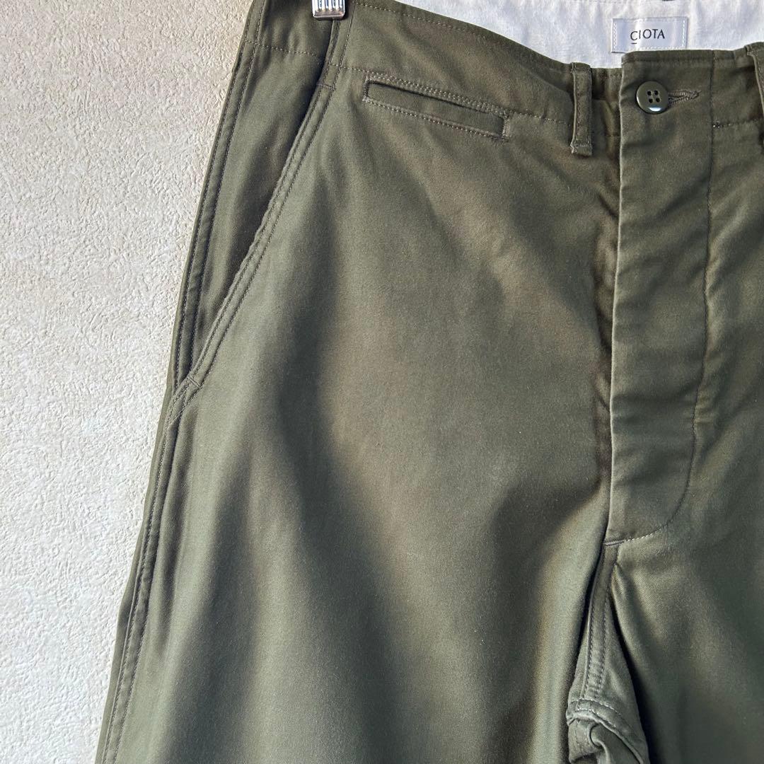 CIOTA / シオタ　EDIFICE別注 スビンコットン　モールスキンチノ　５