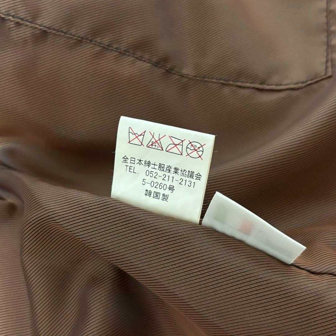 COSTENNA 本革オールレザーダウンベストMメンズ ブラウン ラムレザー