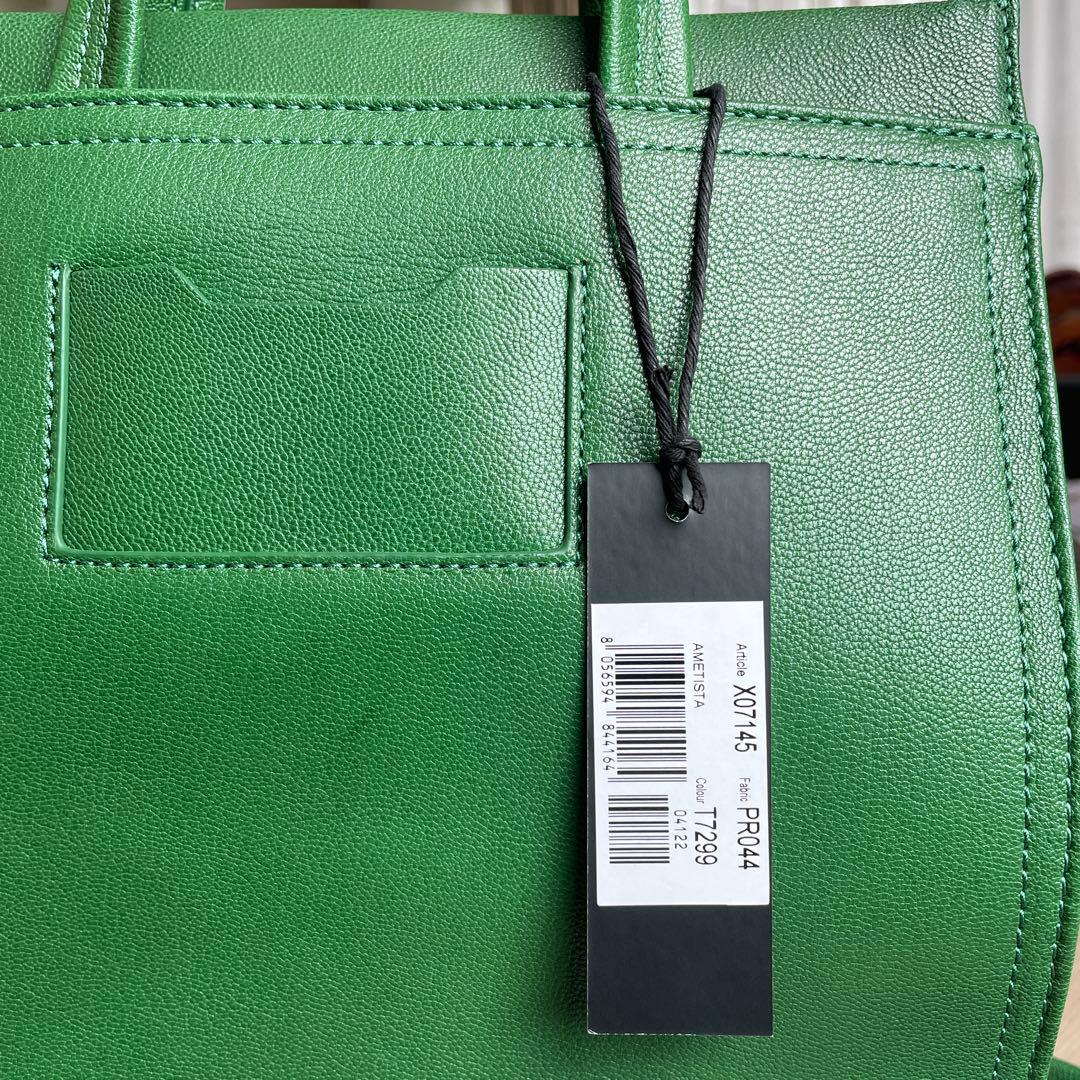 値下げ⭐︎DIESEL AMETISTA グリーン ビジネスバッグ