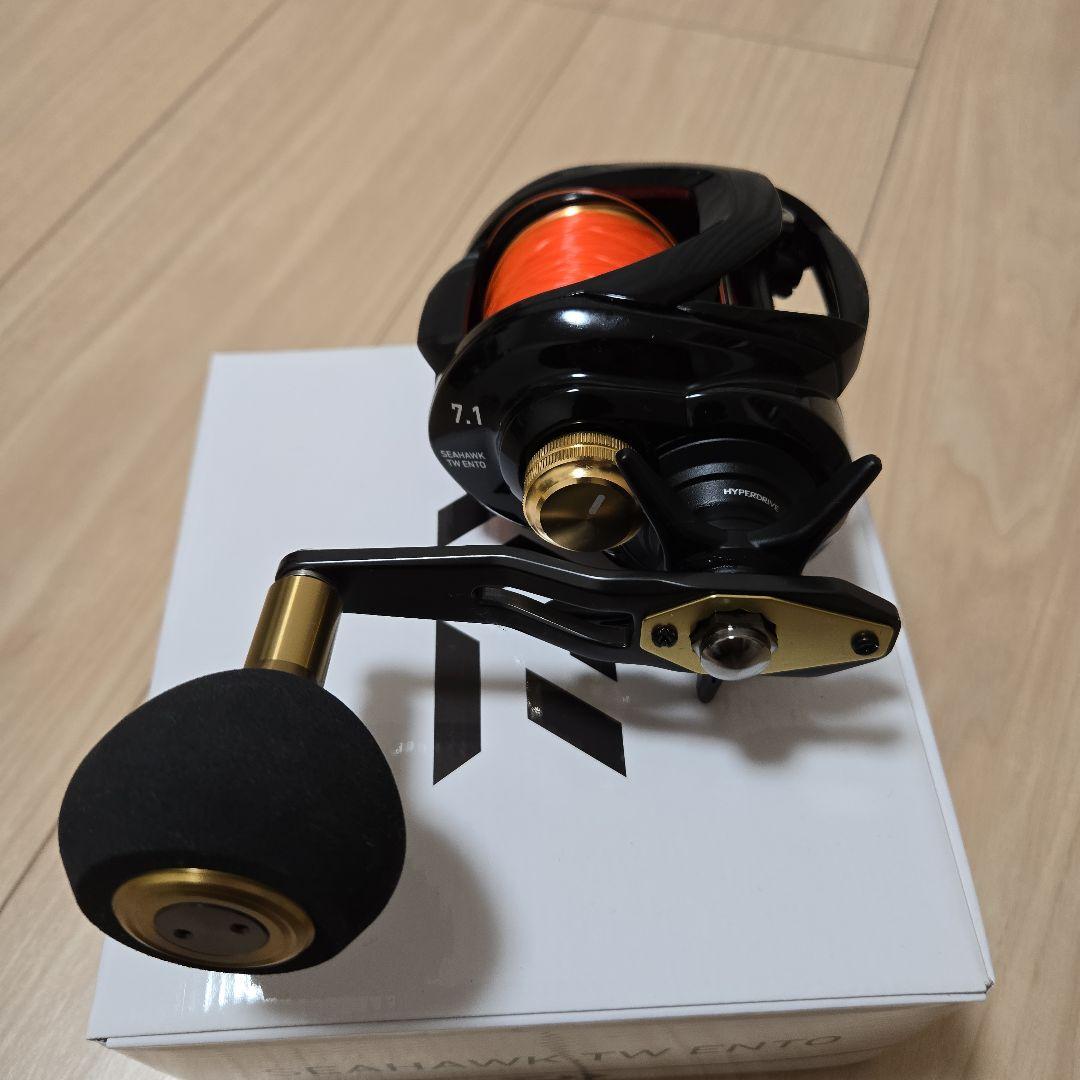 ダイワ(DAIWA) カゴ遠投用両軸リール シーホーク TW 遠投　新品ライン付