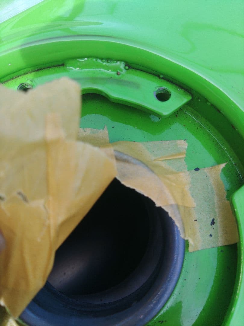 忍者　gpz900r ガソリンタンク　フューエルタンク　凹みあり