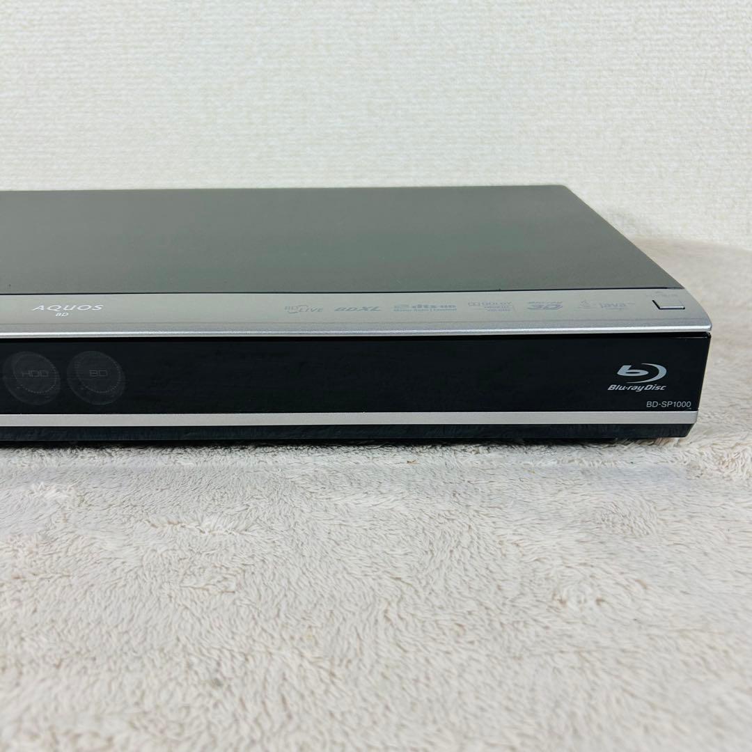 【美品】SHARP BD-SP1000 1TB内蔵レコーダー　メンテナンス済み
