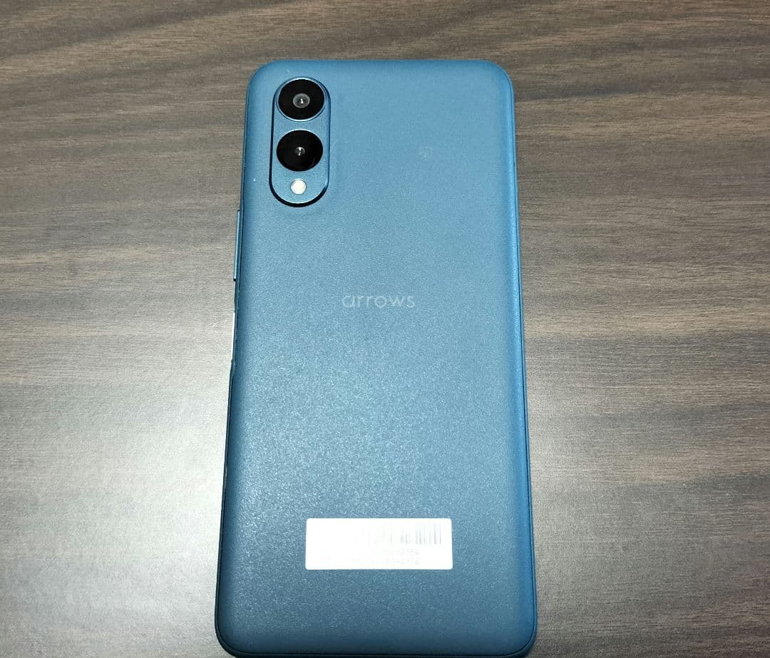 中古 arrows We2 F-52E スマートフォン 本体 ネイビーグリーン