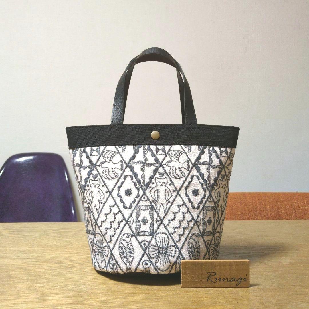 Symphony ハンドメイド バケツバッグ＊ミナペルホネン