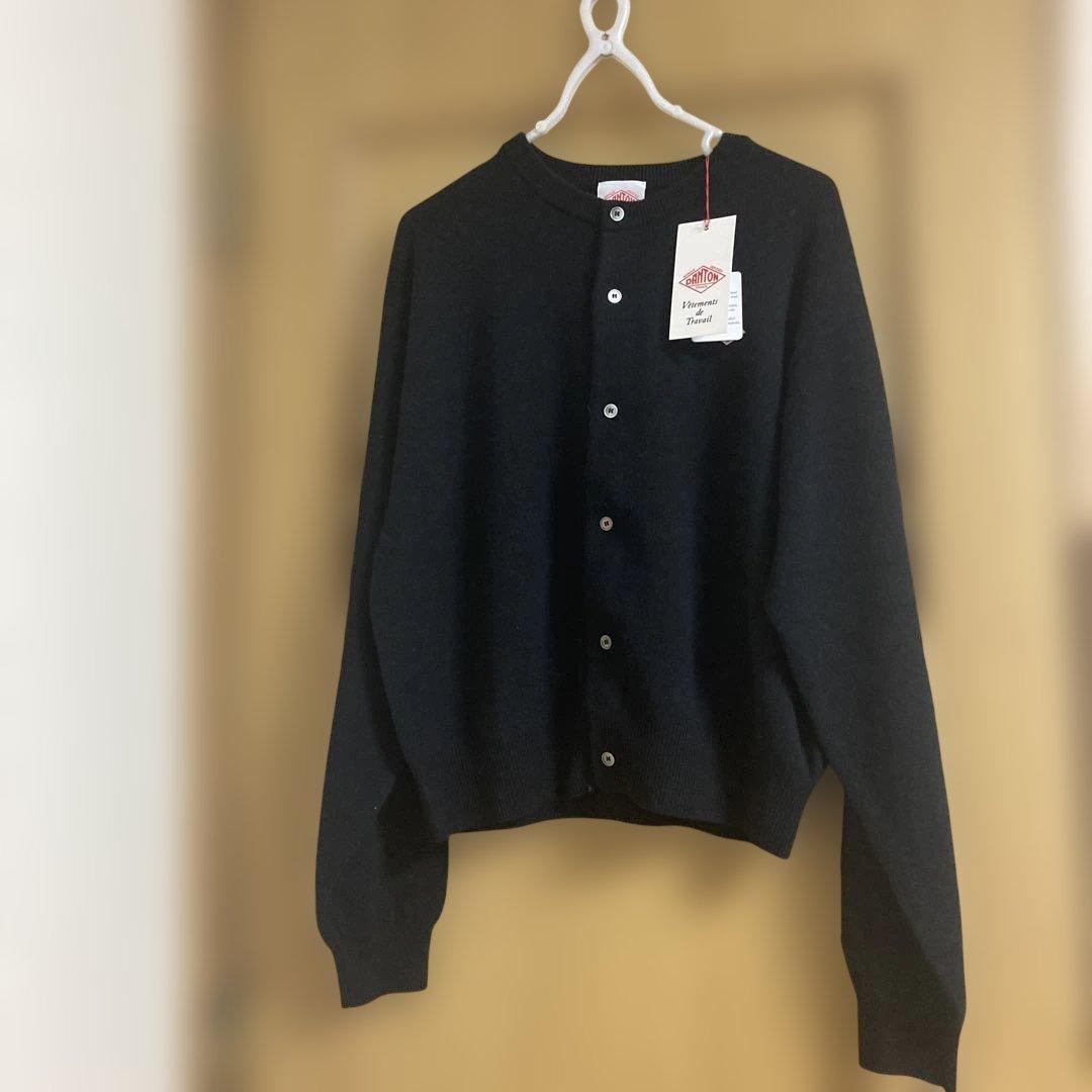 新品未使用　ダントン　DANTON クルーネックニットカーディガン