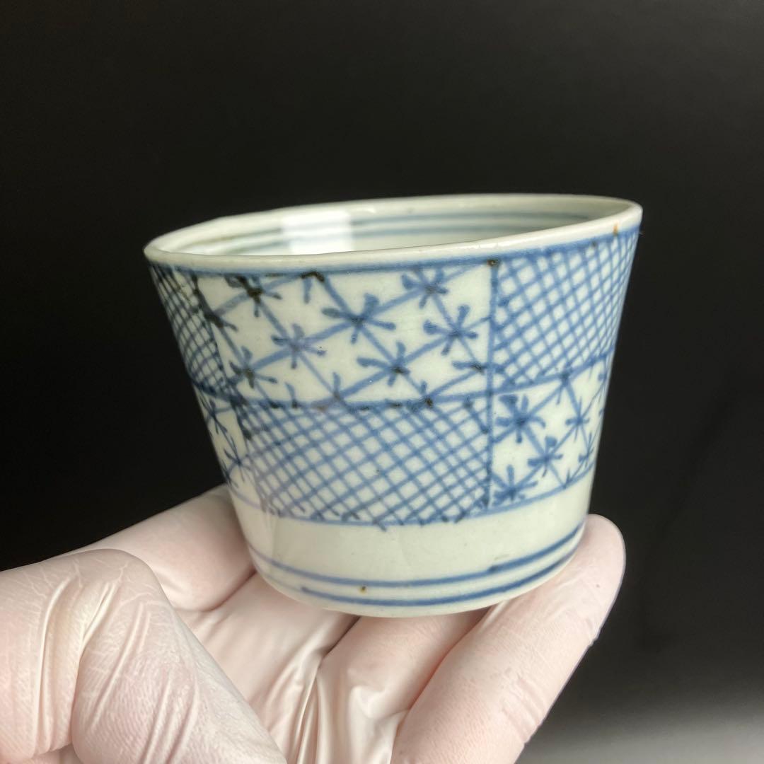 古伊万里 染付 蕎麦猪口 10客 まとめ くらわんか 向付 小鉢