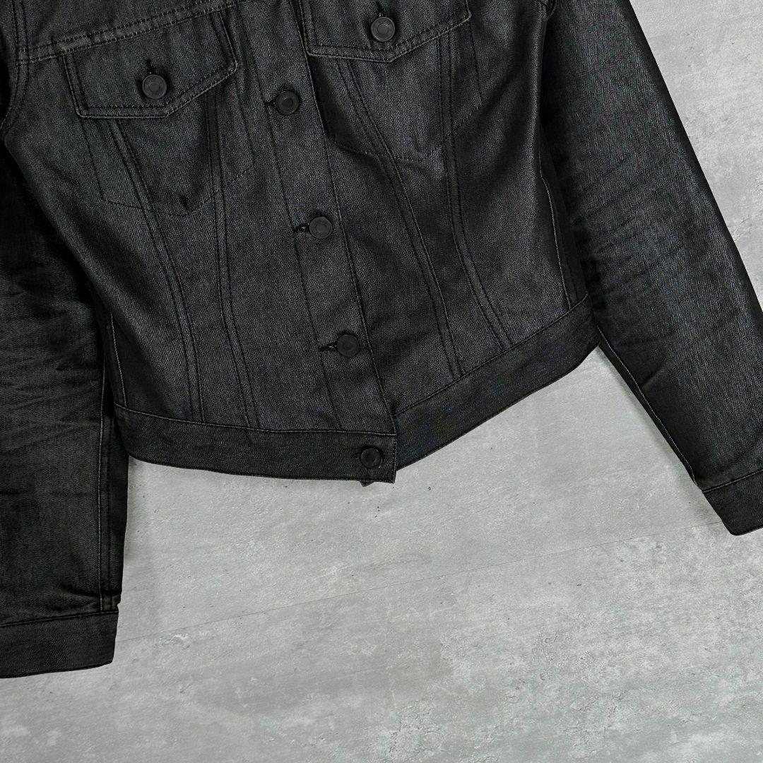『GUCCI』グッチ (38) ロゴボタン デニムジャケット