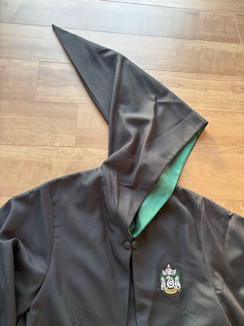スリザリンローブ フード付きマフラーセット　サイズＬ　パーク内購入1度着用