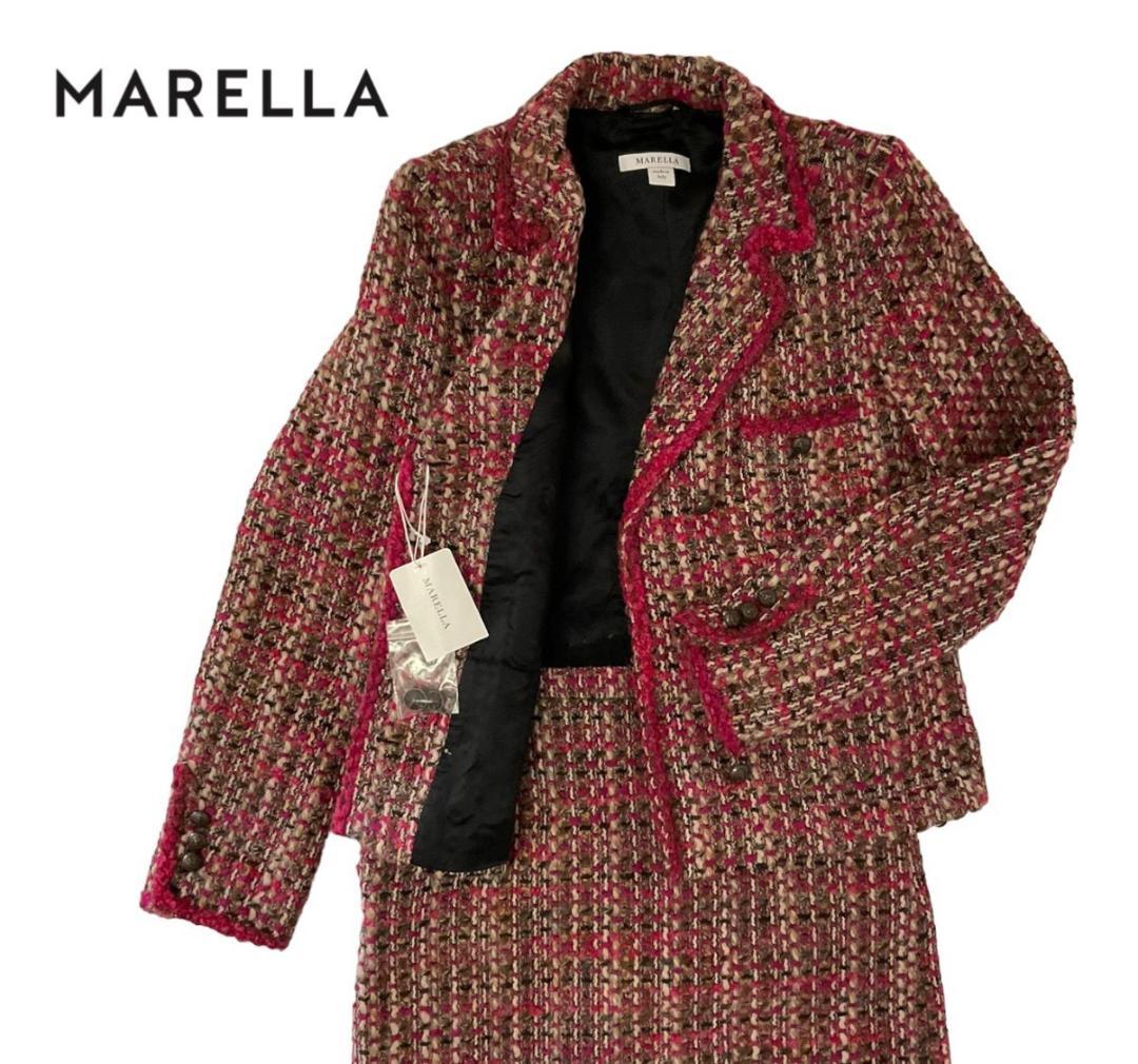 MARELLA マレーラ セットアップ 新品未使用タグ付き ツイード 現行モデル