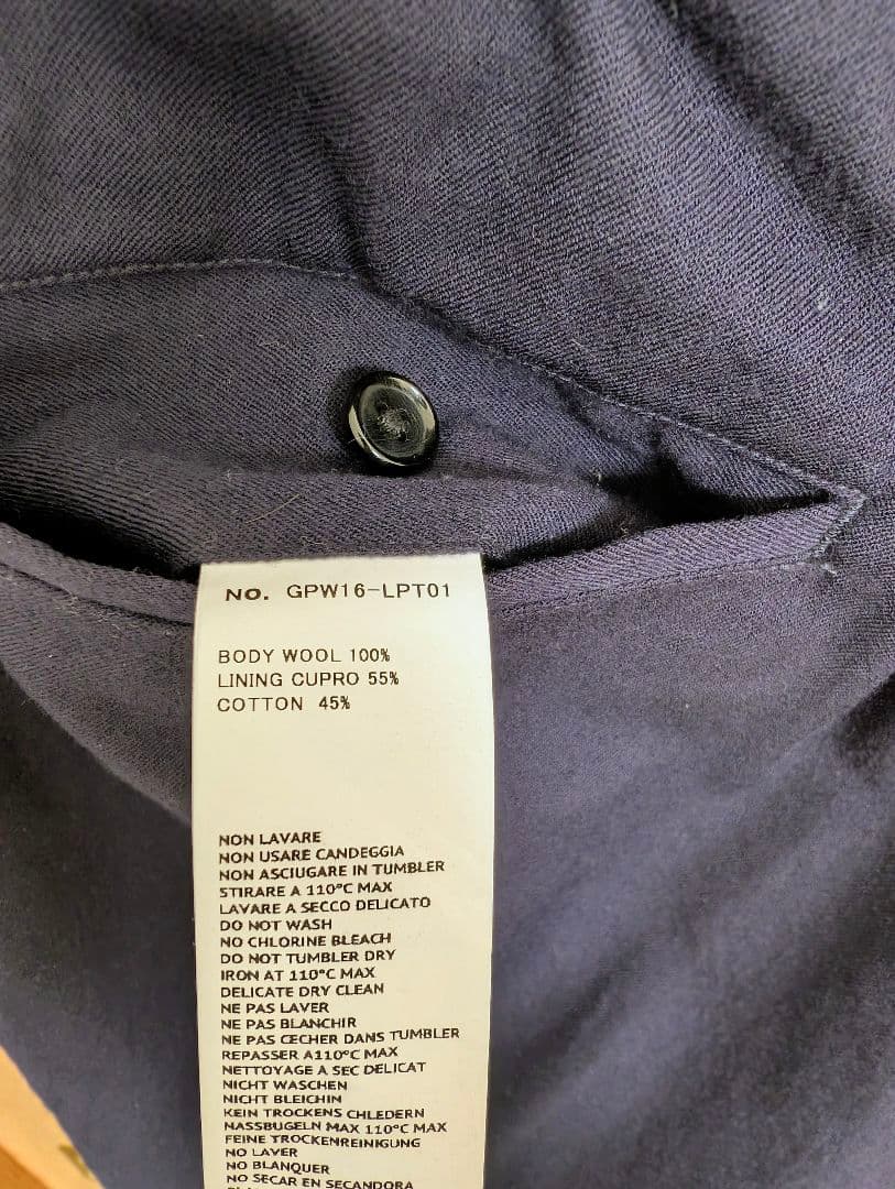 Graphpaper Tapered Slacks サイズ2　ネイビー