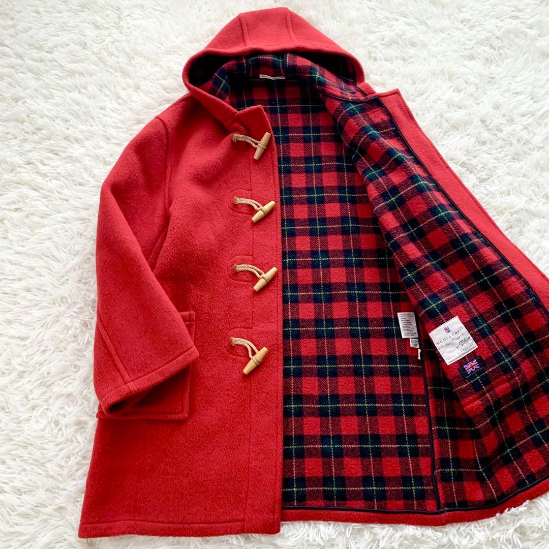 【極美品 3L】MONTGOMERY Tibbett ダッフルコート 英国製 赤