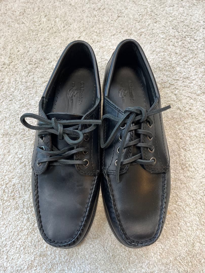 新品 G.H Bass&Co. モカシン ブラック US8 ボックス付