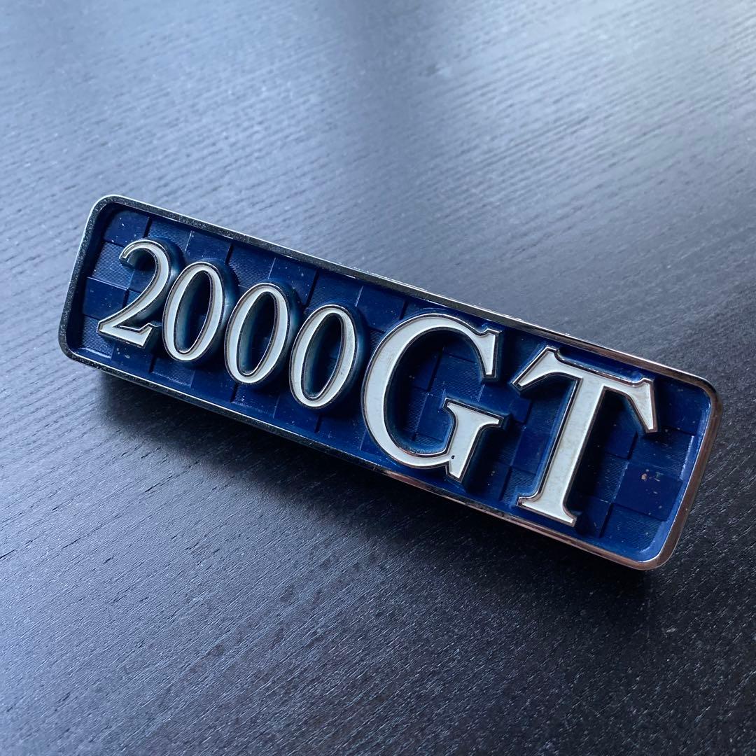 ハコスカ2000GT純正品フロントエンブレム 超希少品　極上品‼️　ほぼ未使用品