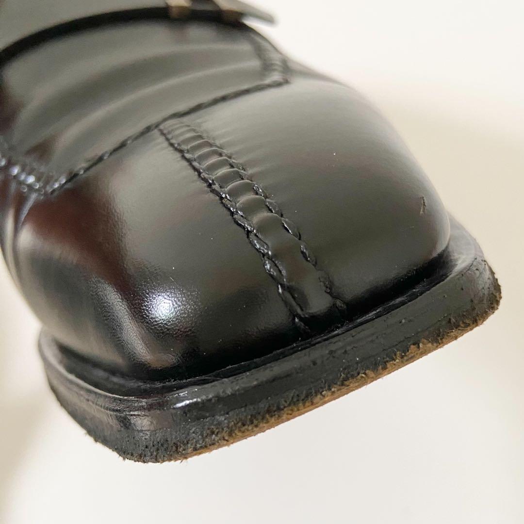 エルメス　レザー　革靴　メンズ　ベルト　ローファー　Hバックル　ストラップ