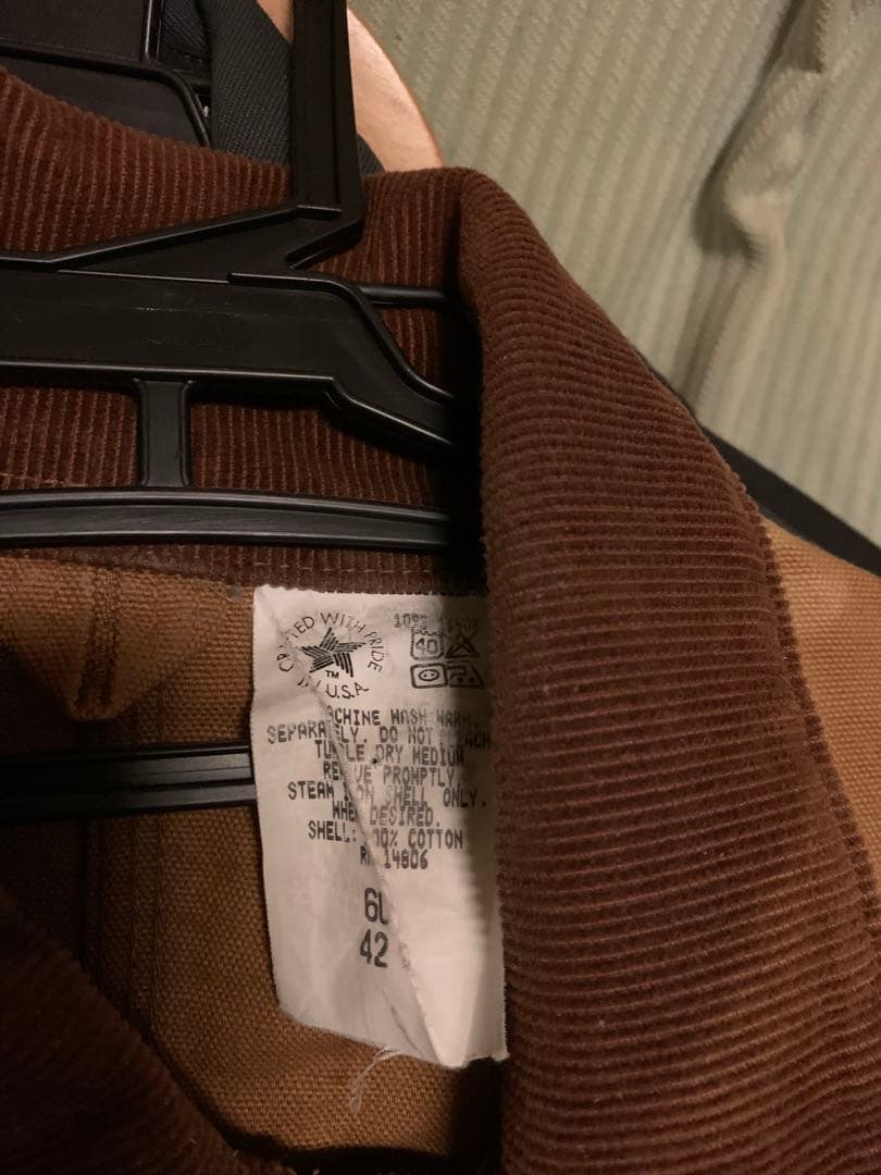 モ*モ様 Carhartt カバーオール ブラウン サイズ42