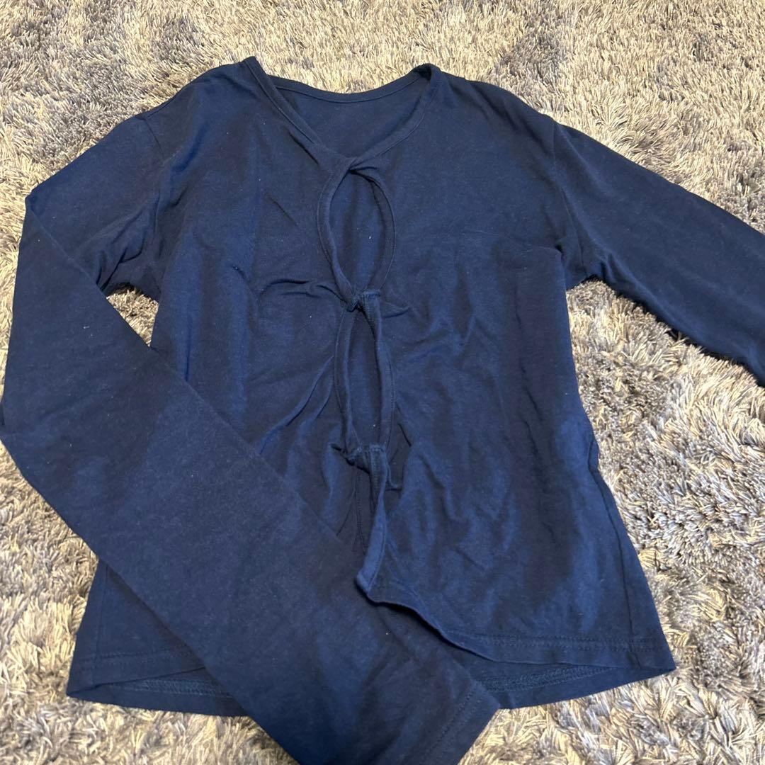トップス SHISHIKUI twist navy