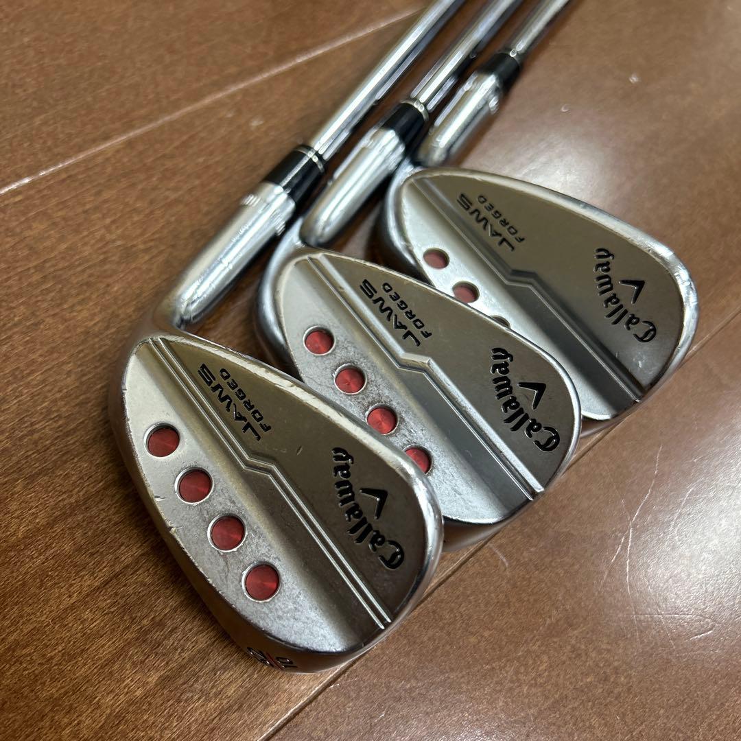 ま*様 Callaway Jaws Forgedウェッジ 56.52.48 3本