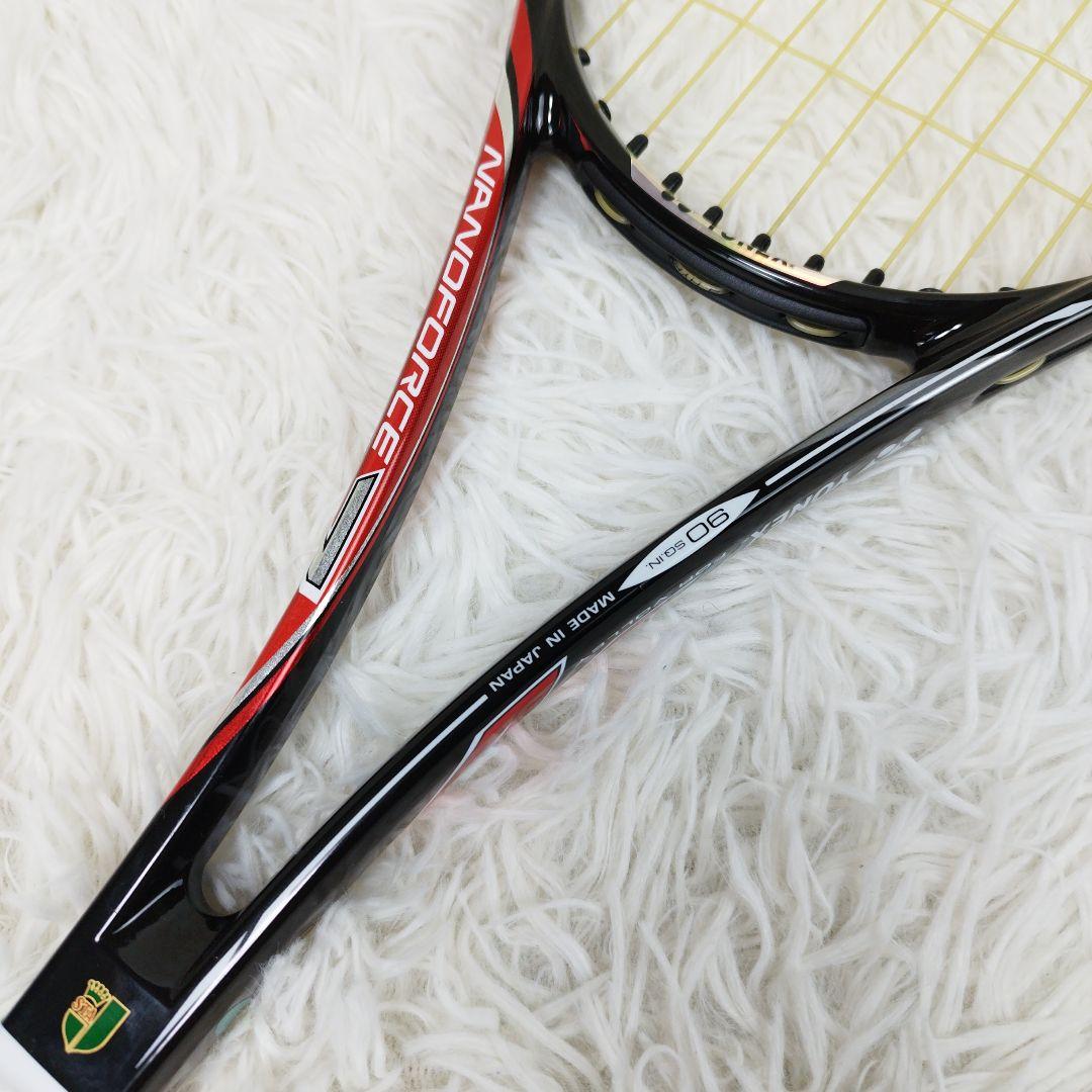 ✨未使用✨ ヨネックス ナノフォース 7V 前衛 軟式ラケット 黒赤