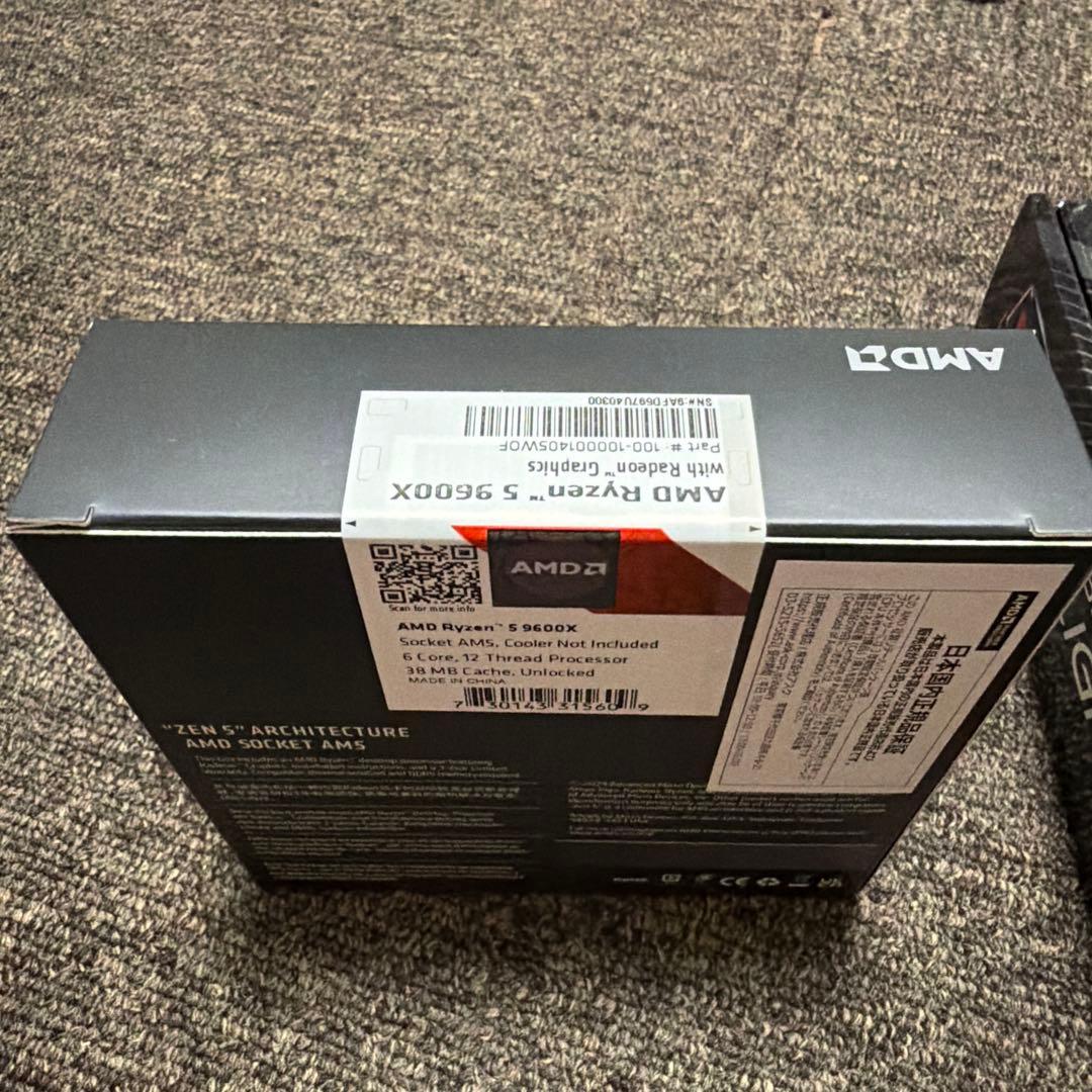 Ryzen5 9600X B650 PG LIGHTNING セット品