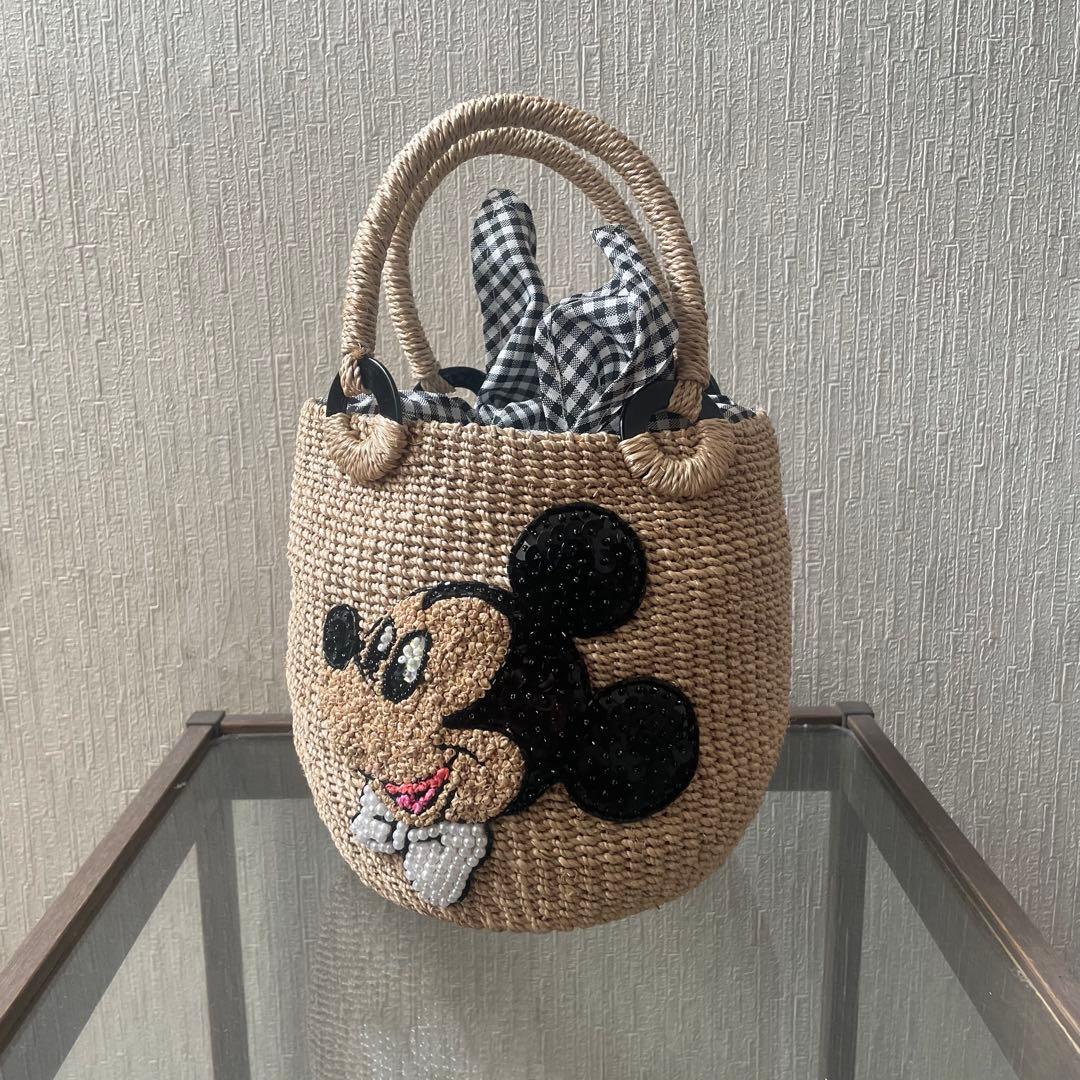 BEAMS BOY Disney カゴバッグ mini