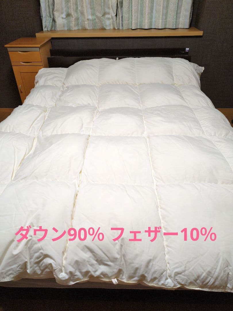 羽毛掛け布団 セミダブル 日本製 ダウン90%フェザー10%
