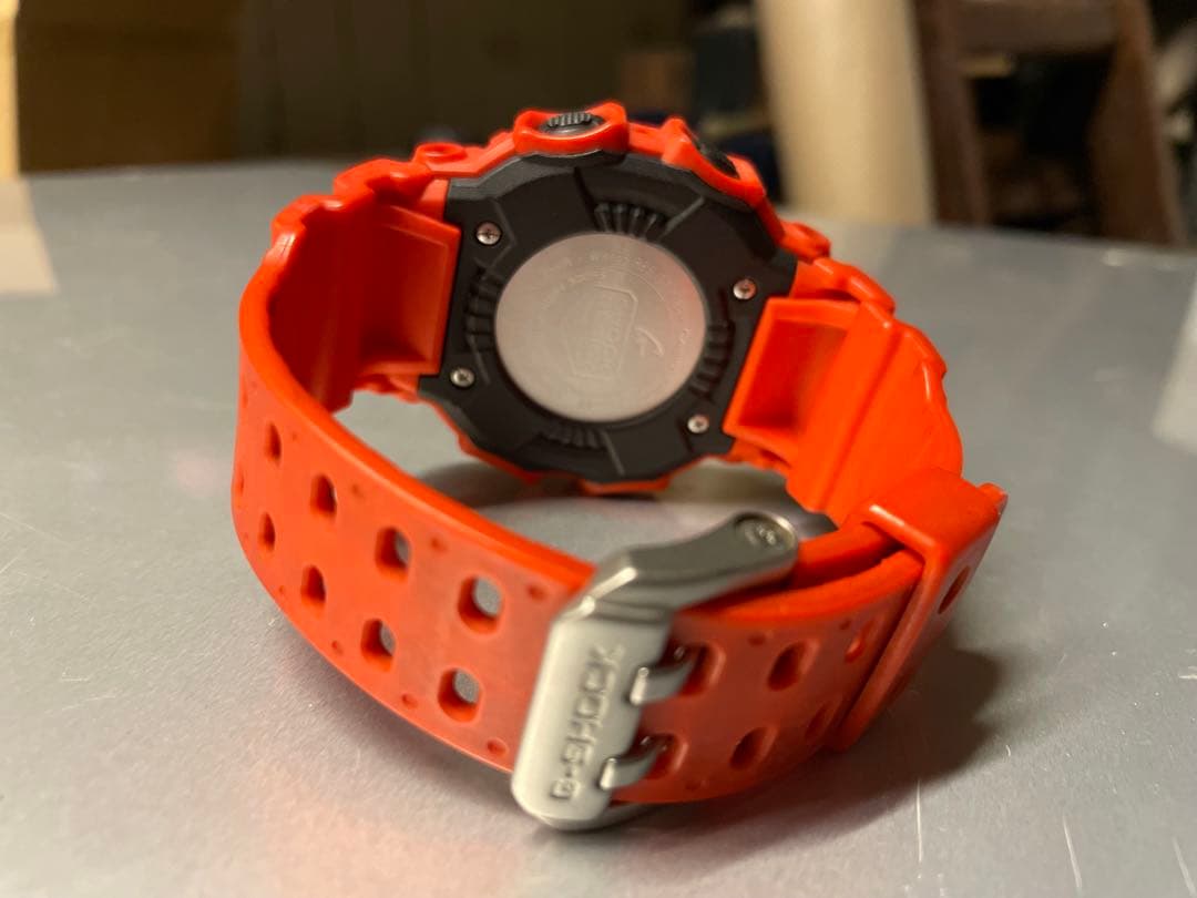 【最終価格】デカいG-SHOCK/GXW-56/レスキューオレンジ取説＆箱あり♪