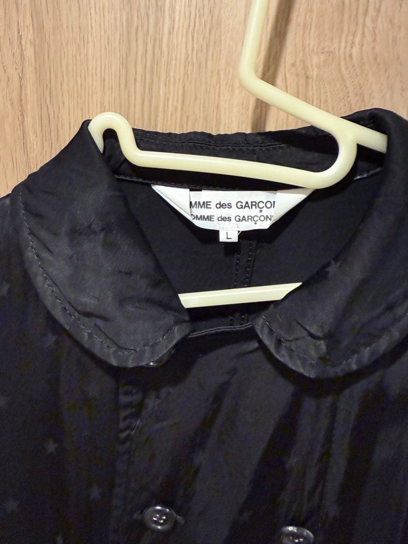 COMME des GARÇONS 黒 ダブルブレストジャケット L