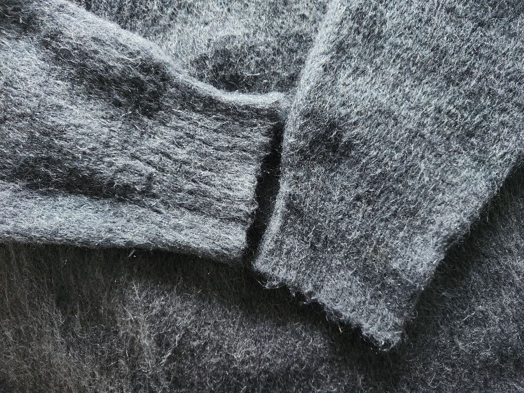 トップス 70s ROBERT BRUCE Mohair Knit Chacoal M