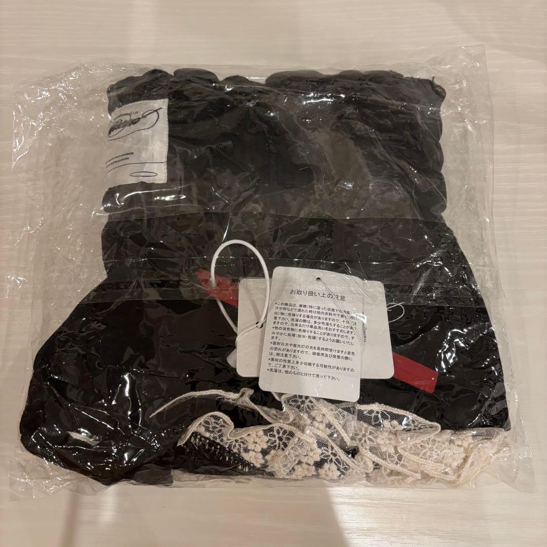 theredthread S jersey shorts lace 黒