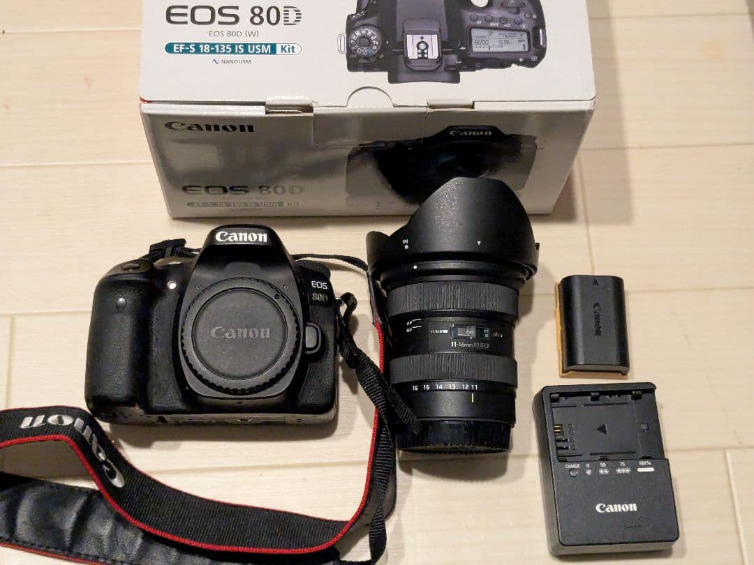 【値下】風景・星空に★Canon EOS 80D 広角ズームF2.8レンズセット