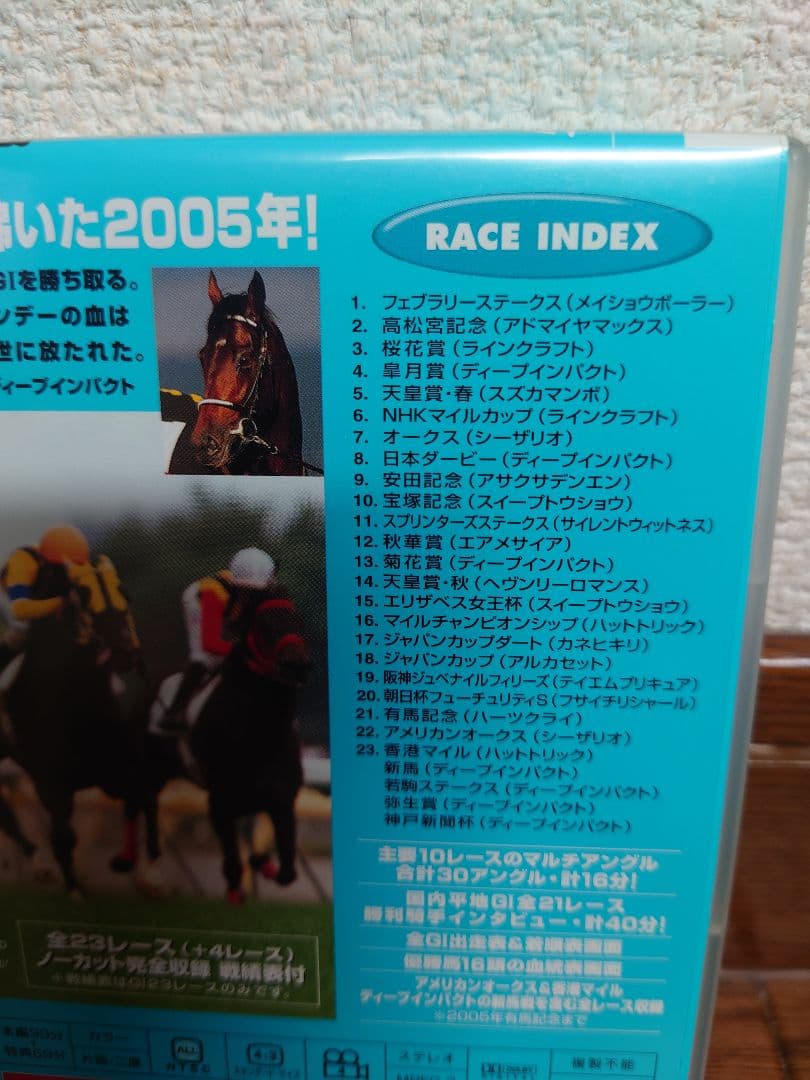 中央競馬G1レース総集編（DVD）