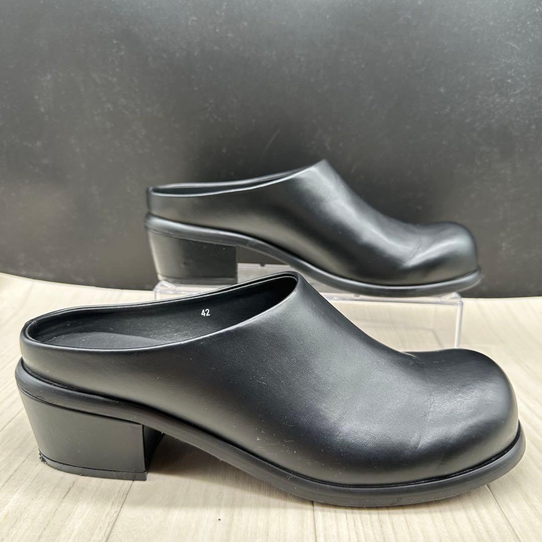 【Lui's】ルイス 27 ワイドトゥーミュール サンダル レザー 42