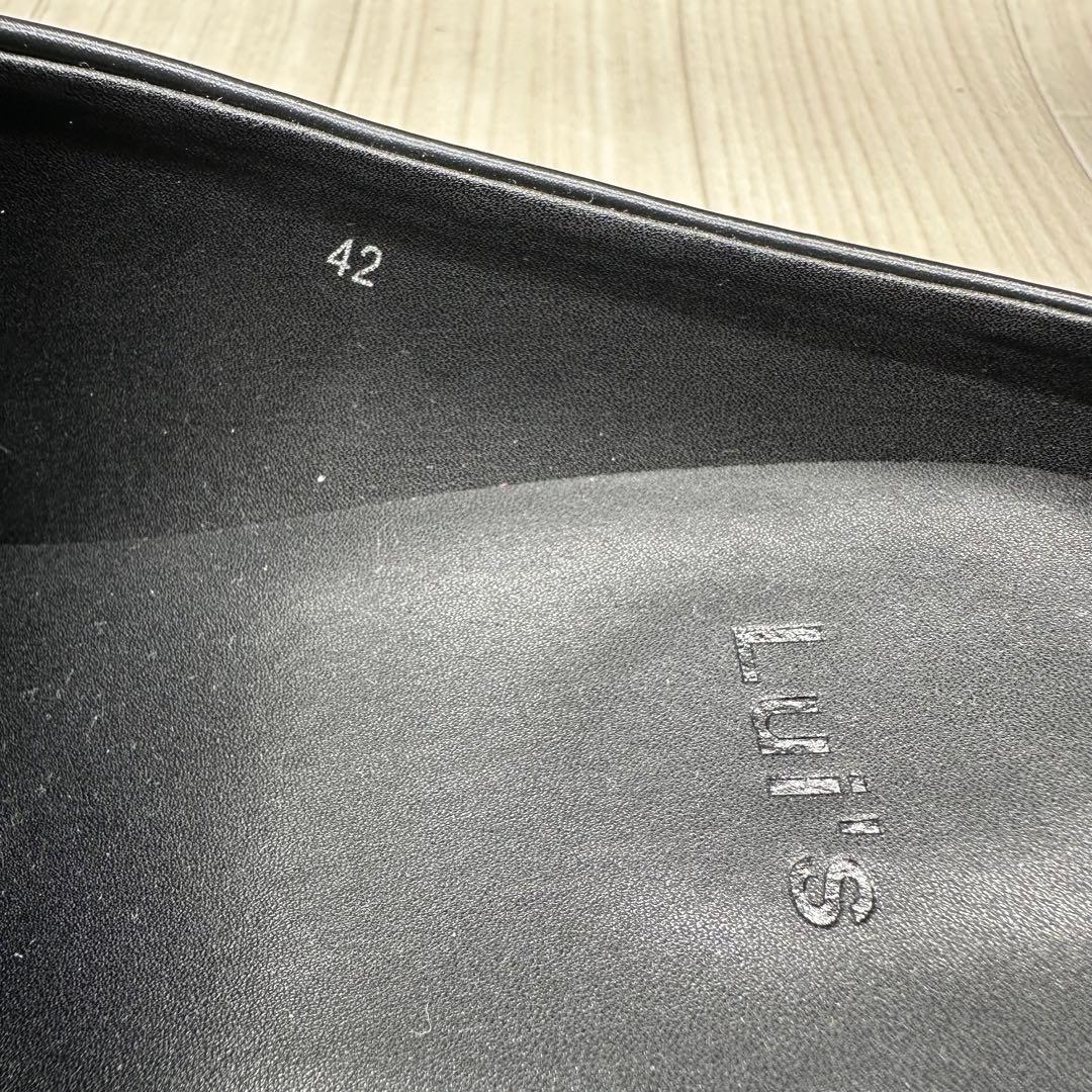 【Lui's】ルイス 27 ワイドトゥーミュール サンダル レザー 42