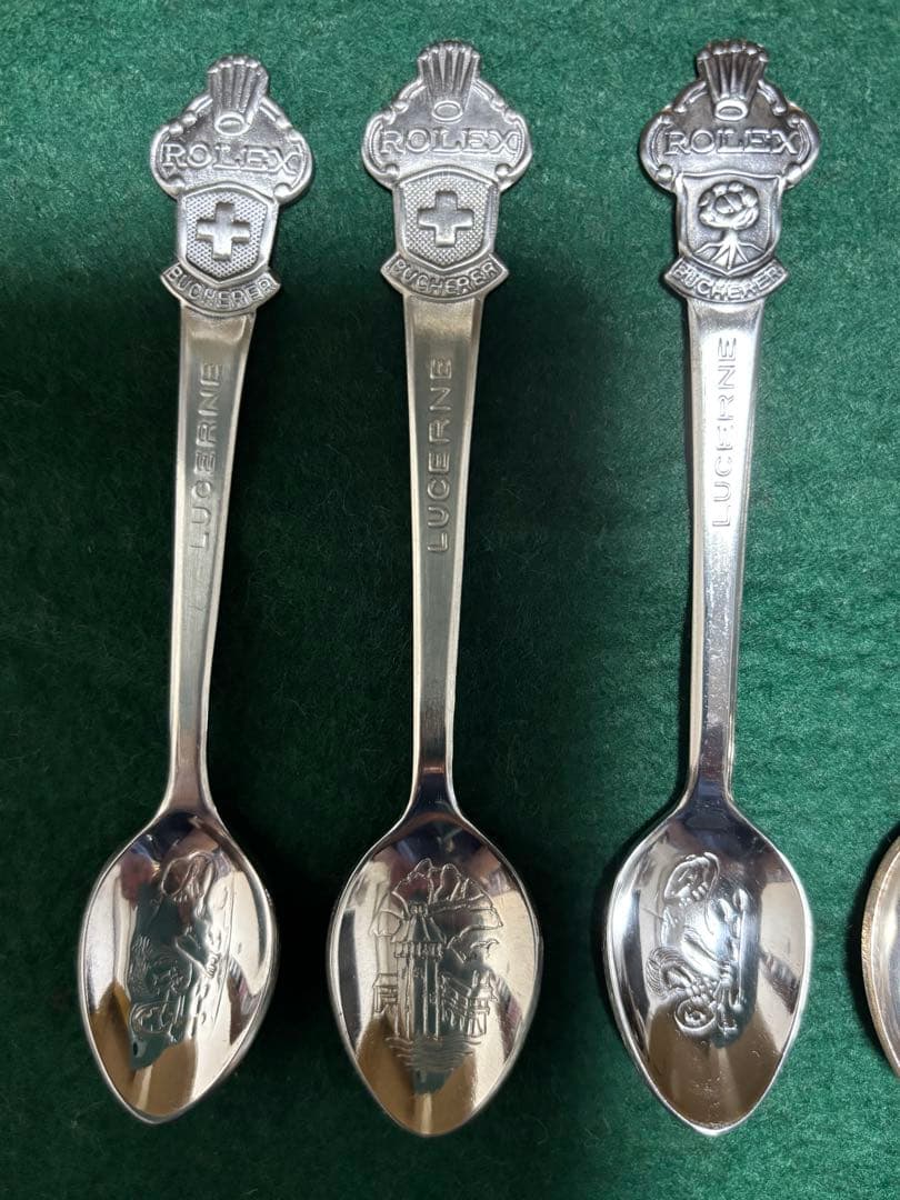 ロレックス　ROLEX スプーンセット 8本 ルツェルン　嘆きのライオンほか