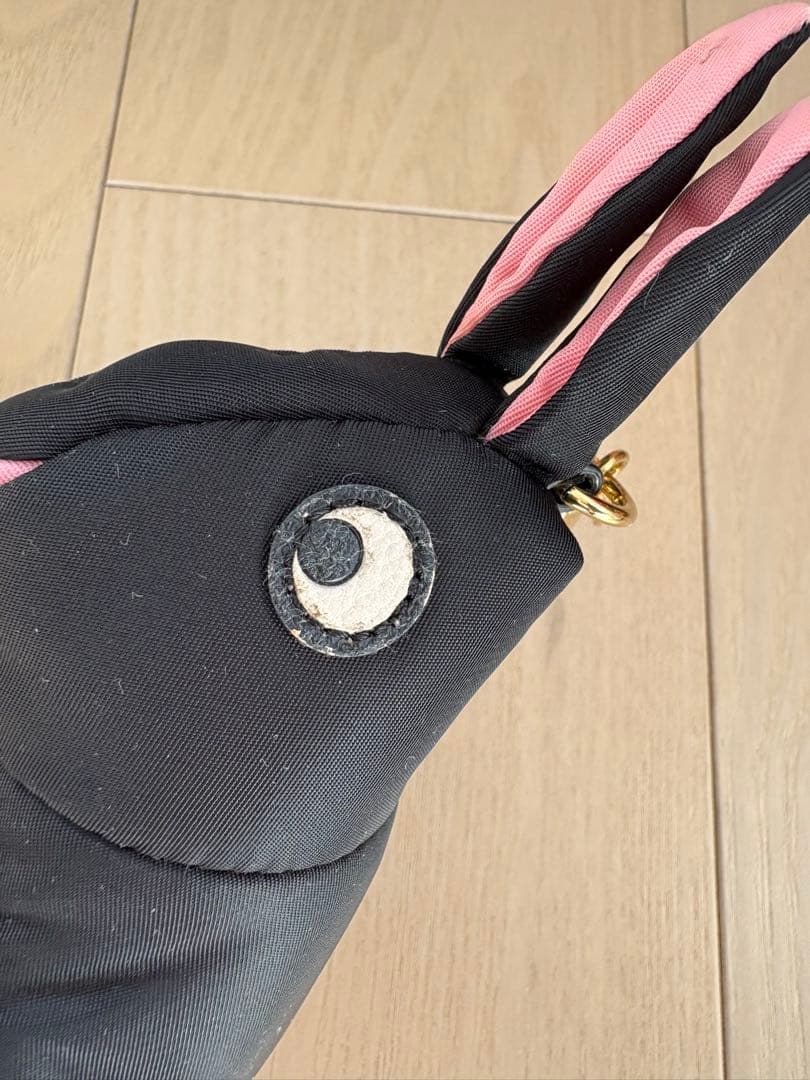 Anya Hindmarch アニヤハインドマーチ ウサギ型エコバッグ 黒