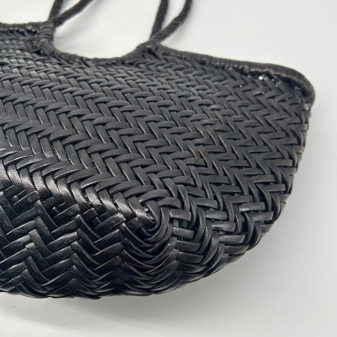 未使用級✨Dragon CHRISTOPHER レザー 編み込み トートバッグ