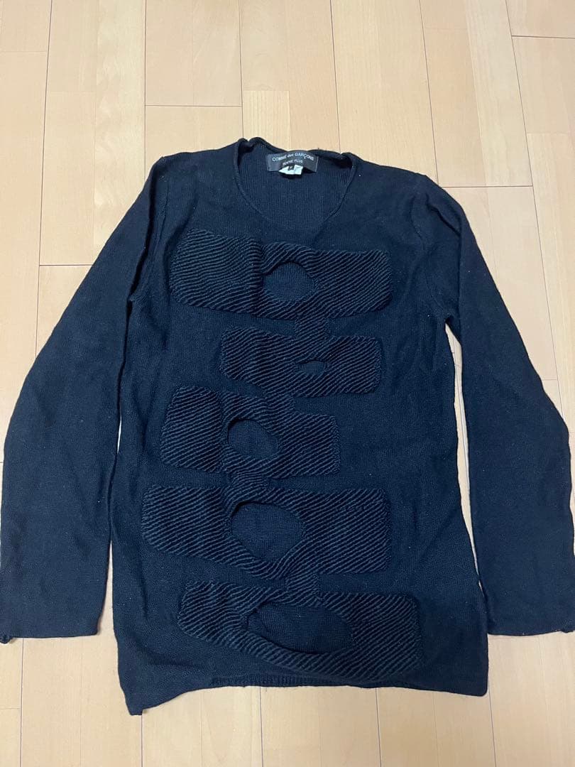 コムデギャルソンオムプリュス 14AW 穴あきニット M