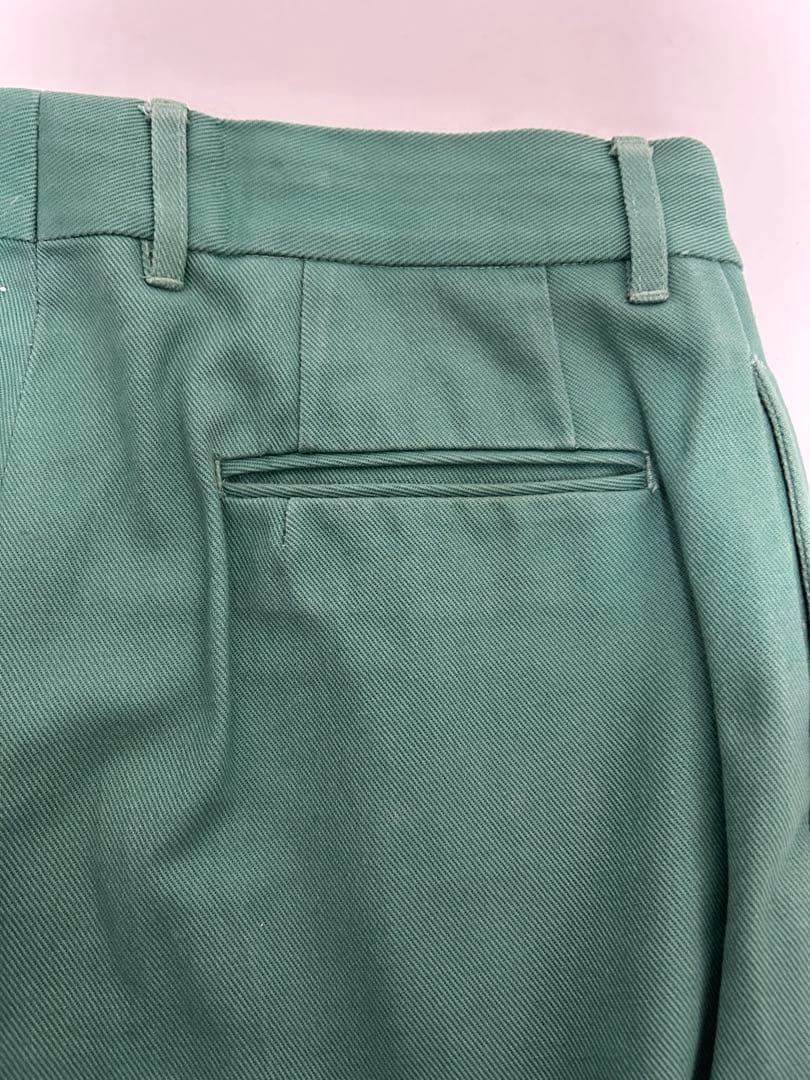 NEAT ニート USA製 2タック チノ ロングパンツ グリーン