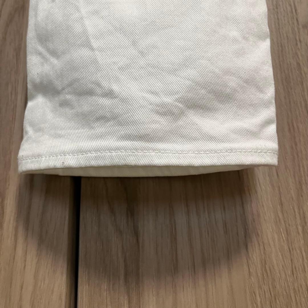 Levi's メンズ　ホワイト ストレートジーンズ　ワンウォッシュ　未使用に近い