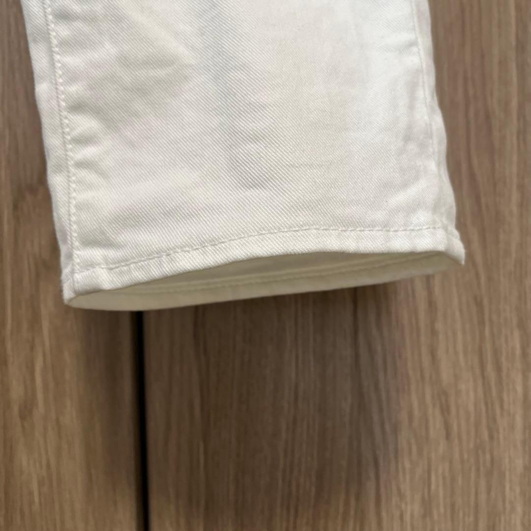 Levi's メンズ　ホワイト ストレートジーンズ　ワンウォッシュ　未使用に近い