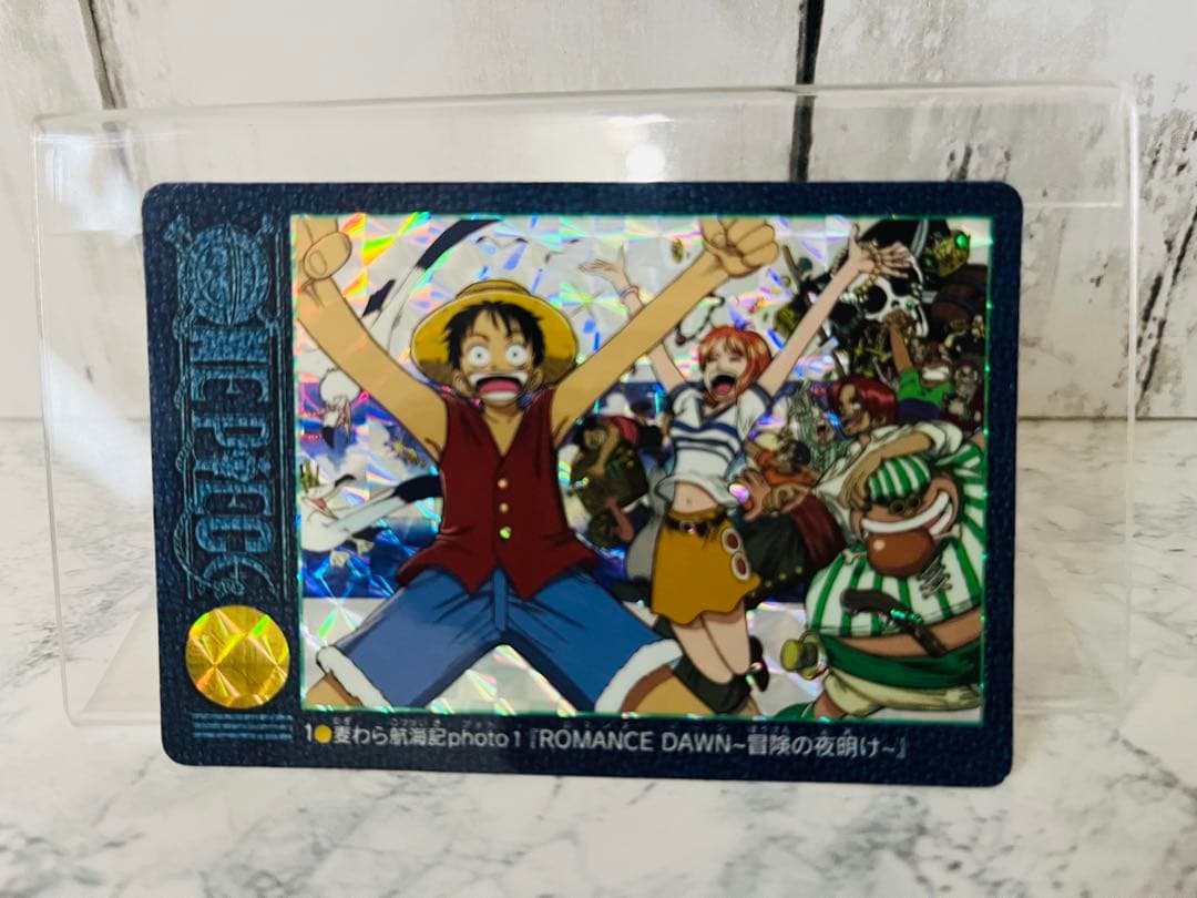 美品 ワンピースカードダス ビジュアルアドベンチャー No.1 ONEPIECE
