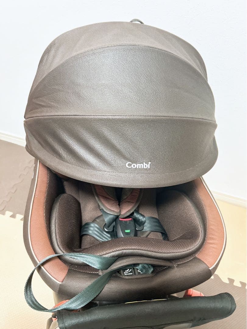 【美品】Combi クルムーヴスマート JG-600 シートベルト固定 新生児