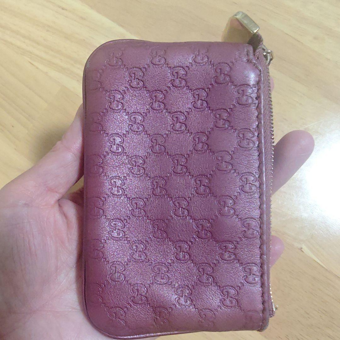 GUCCI GGパターン ケース パープル