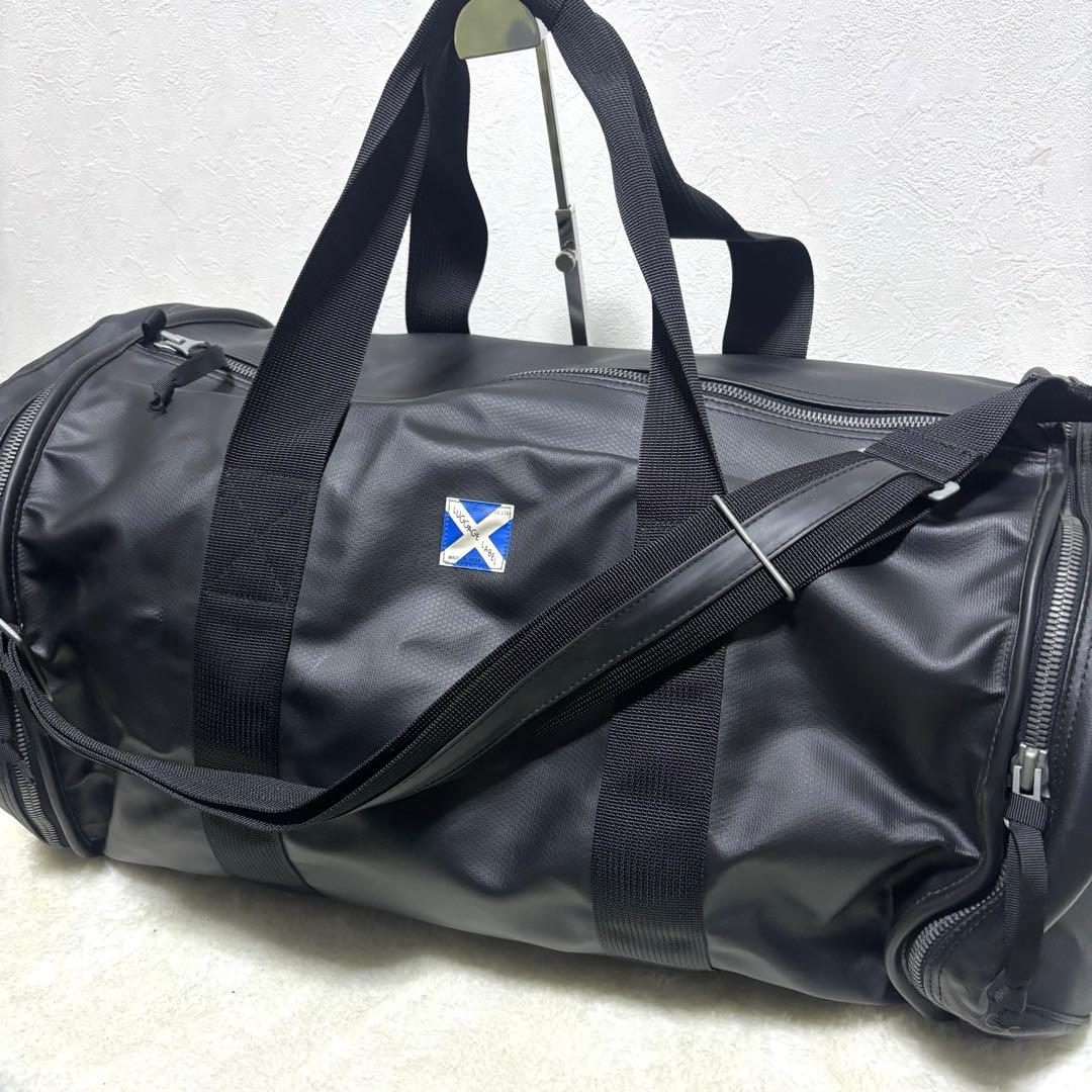 【希少】吉田カバン ラゲッジレーベル 青バッテン ニューライナー ドラムバッグ