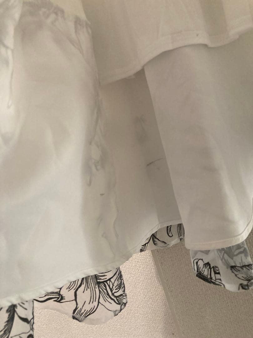 ビジュー付きロングワンピースドレス