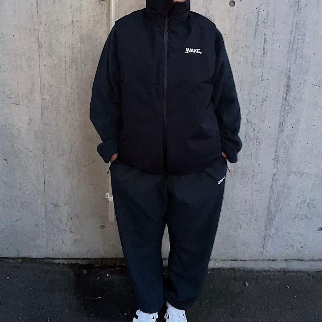 WAKE 3LYR 800FIL ダウンベスト NAVY XL