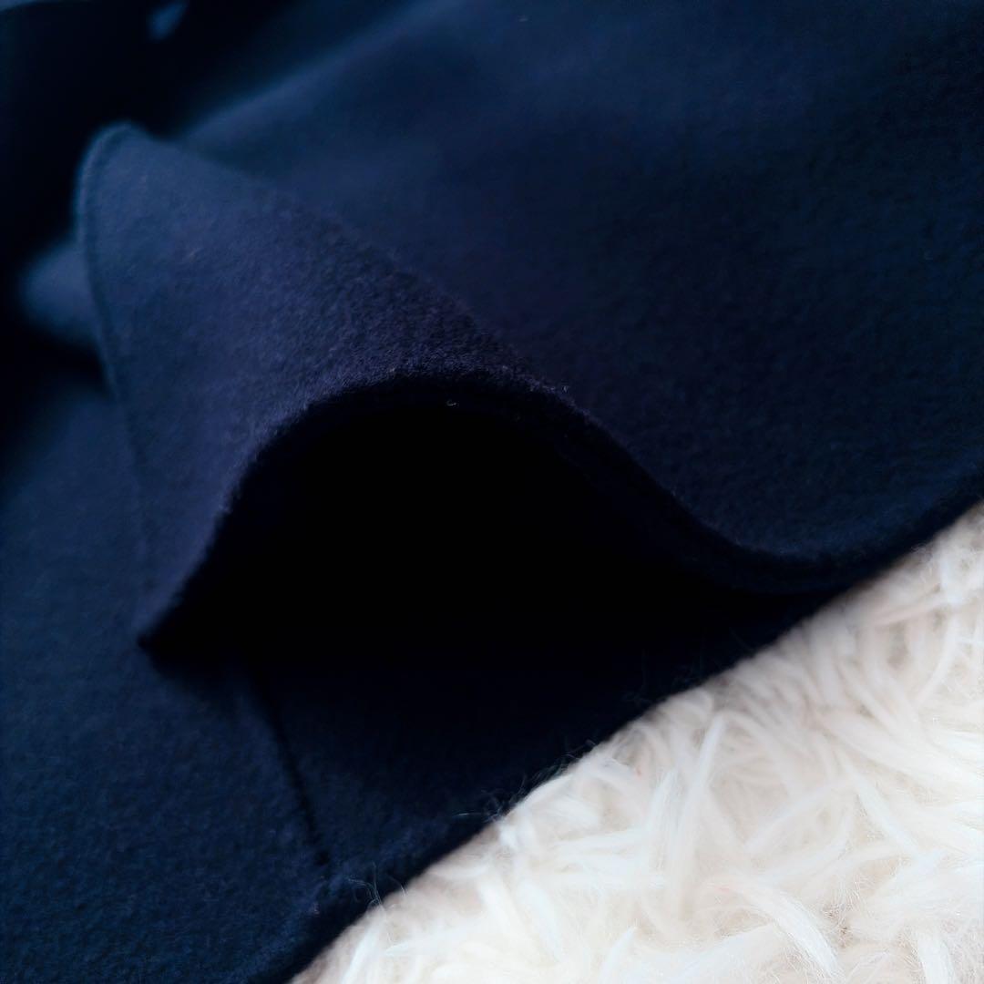 SOEJU ソージュ　SOÉJU ウールリバーミディコート　ネイビー