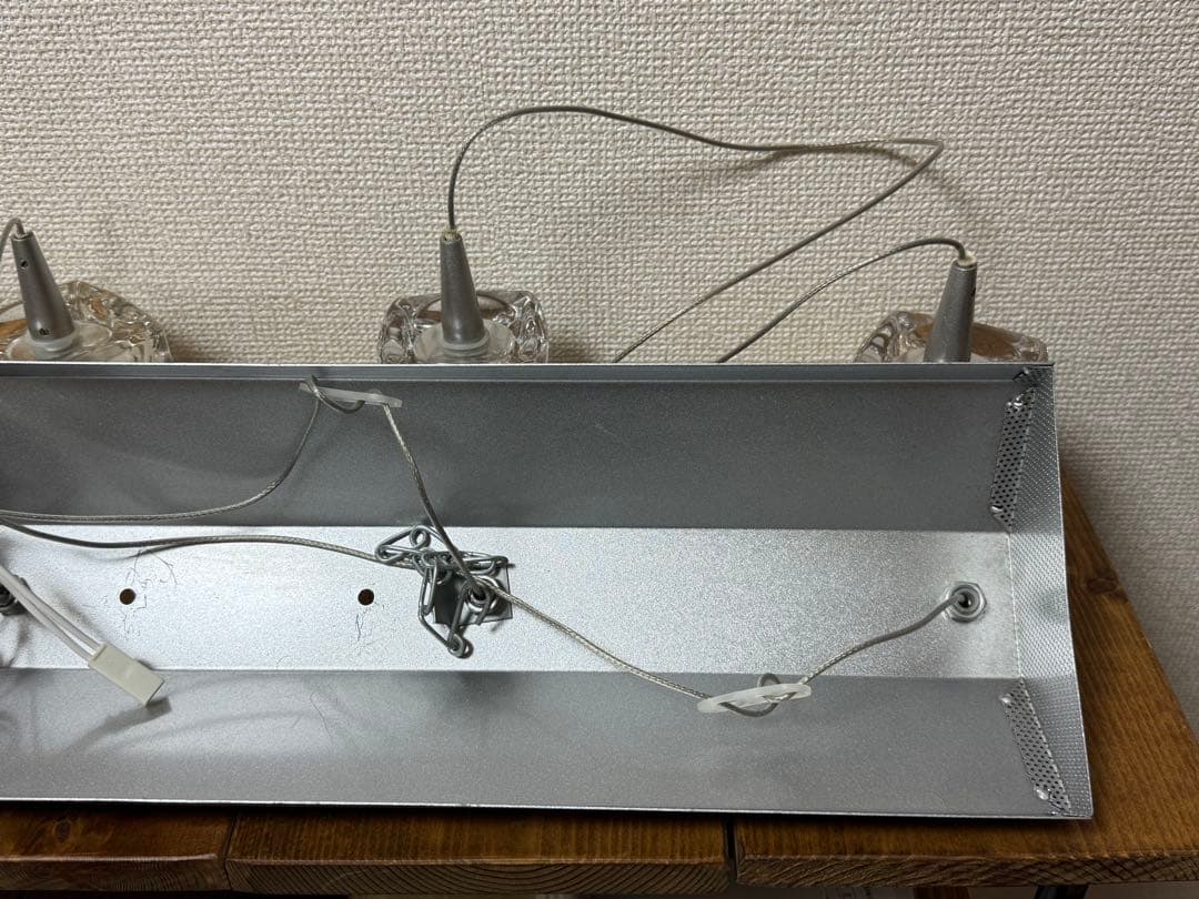 キシマ　ガラスキューブ　ペンダントライト　4灯　ダイニング　照明