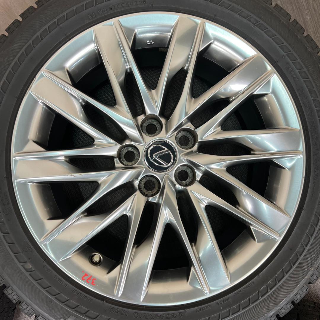 中古 純正LEXUS LS 5x120 245/50R19 冬タイヤ
