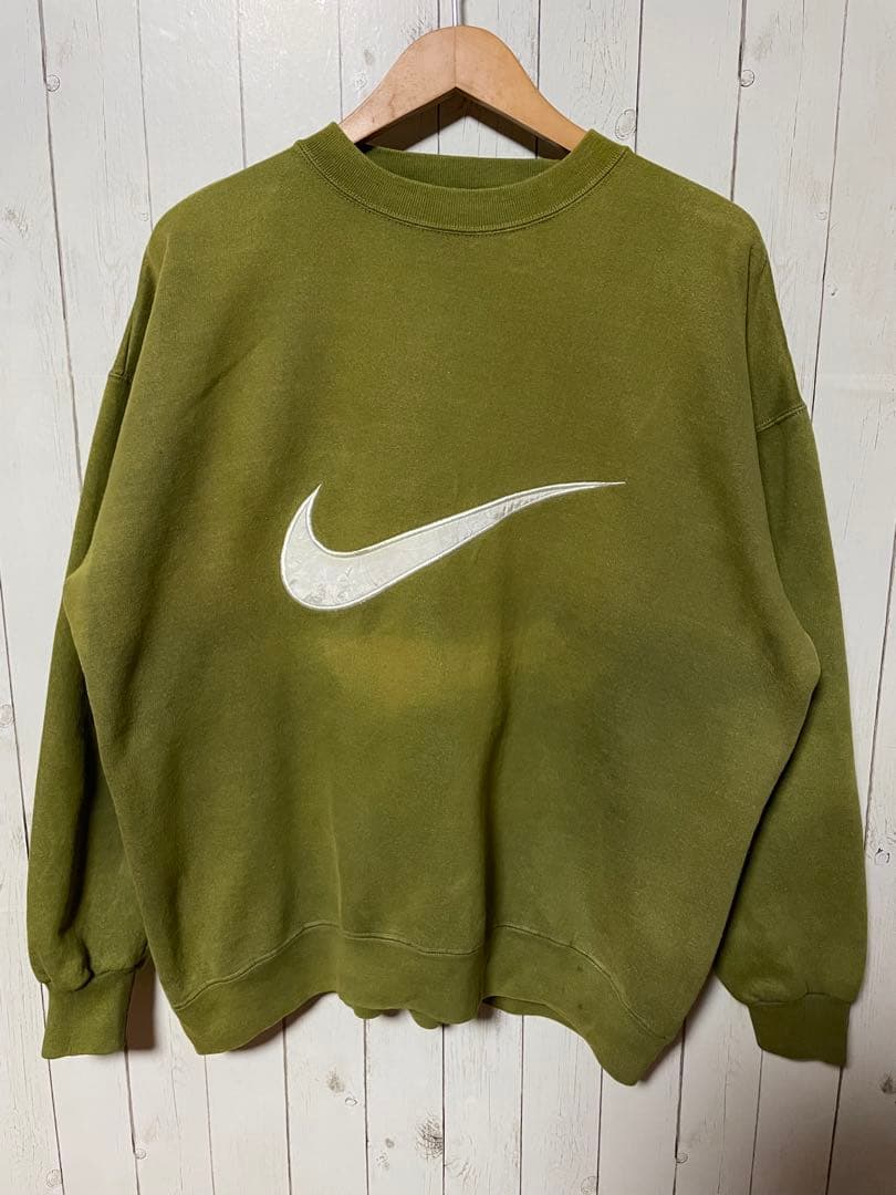 USA製 80〜90's NIKE 銀タグ　 鬼フェード　スウェット